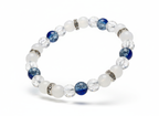 White and Blue Bracelet Floating E-commerce Shot